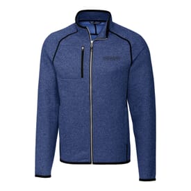 Men's Cutter &amp; Buck Mainsail Sweater-Knit Full Zip Jacket
