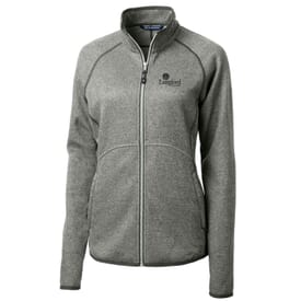 Women's Cutter &amp; Buck Mainsail Sweater-Knit Full Zip Jacket