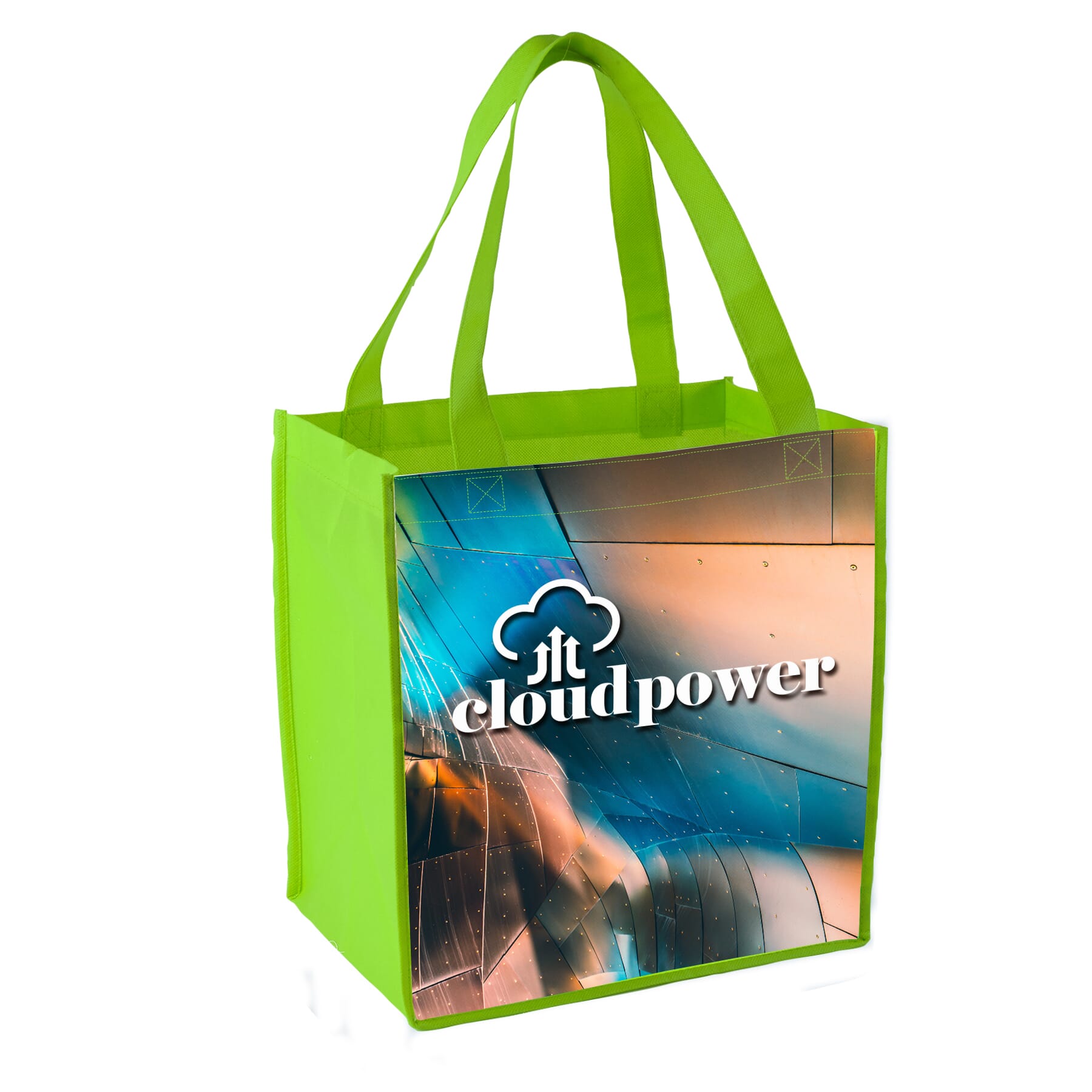 8. Sublimated Non-Woven Grocery Tote Bag