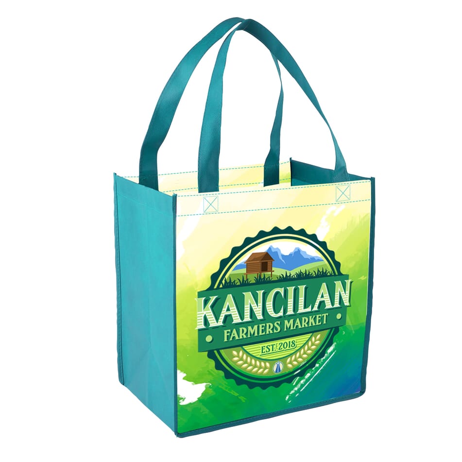 Sublimated Non-Woven Grocery Tote Bag