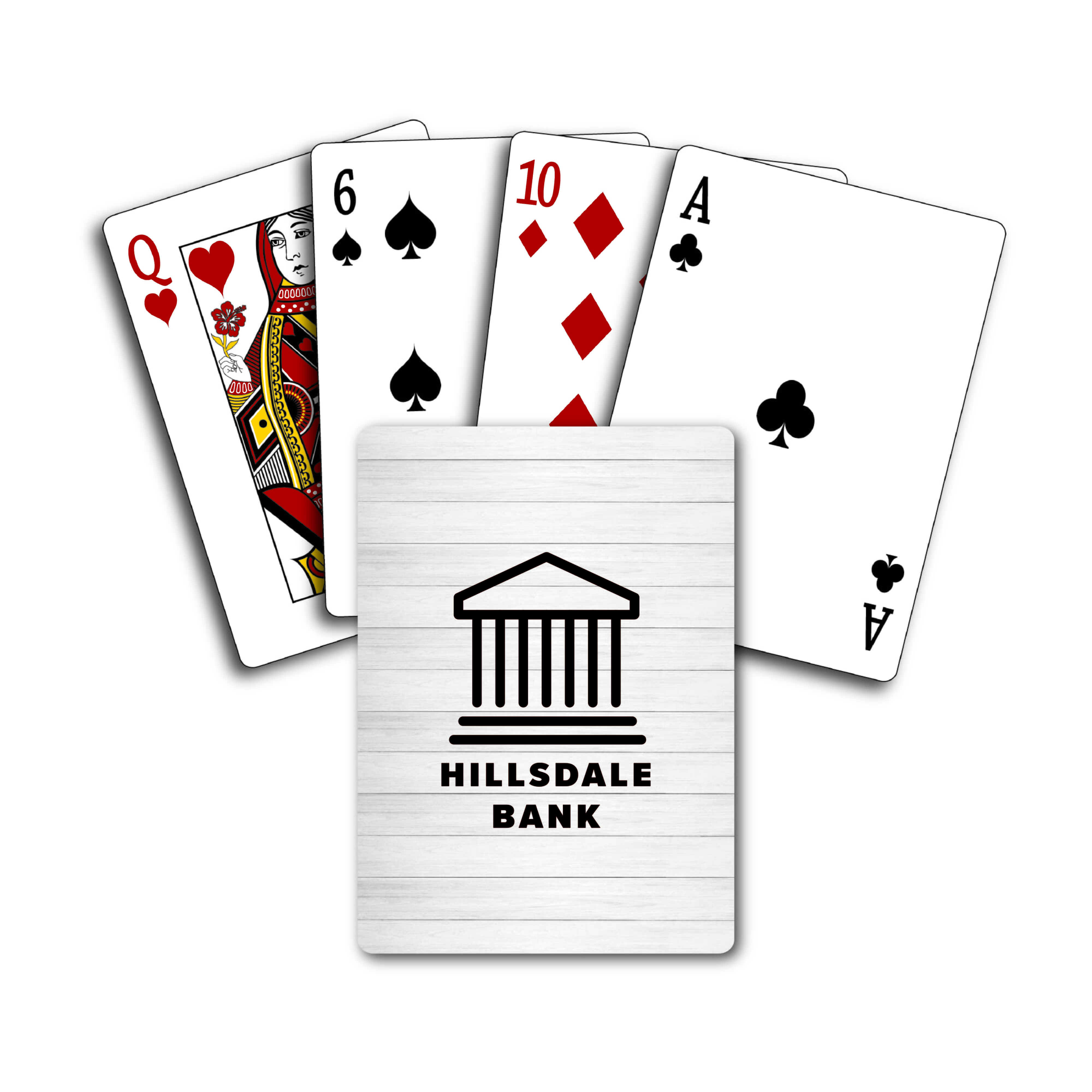 Playing Cards with Shiplap Theme