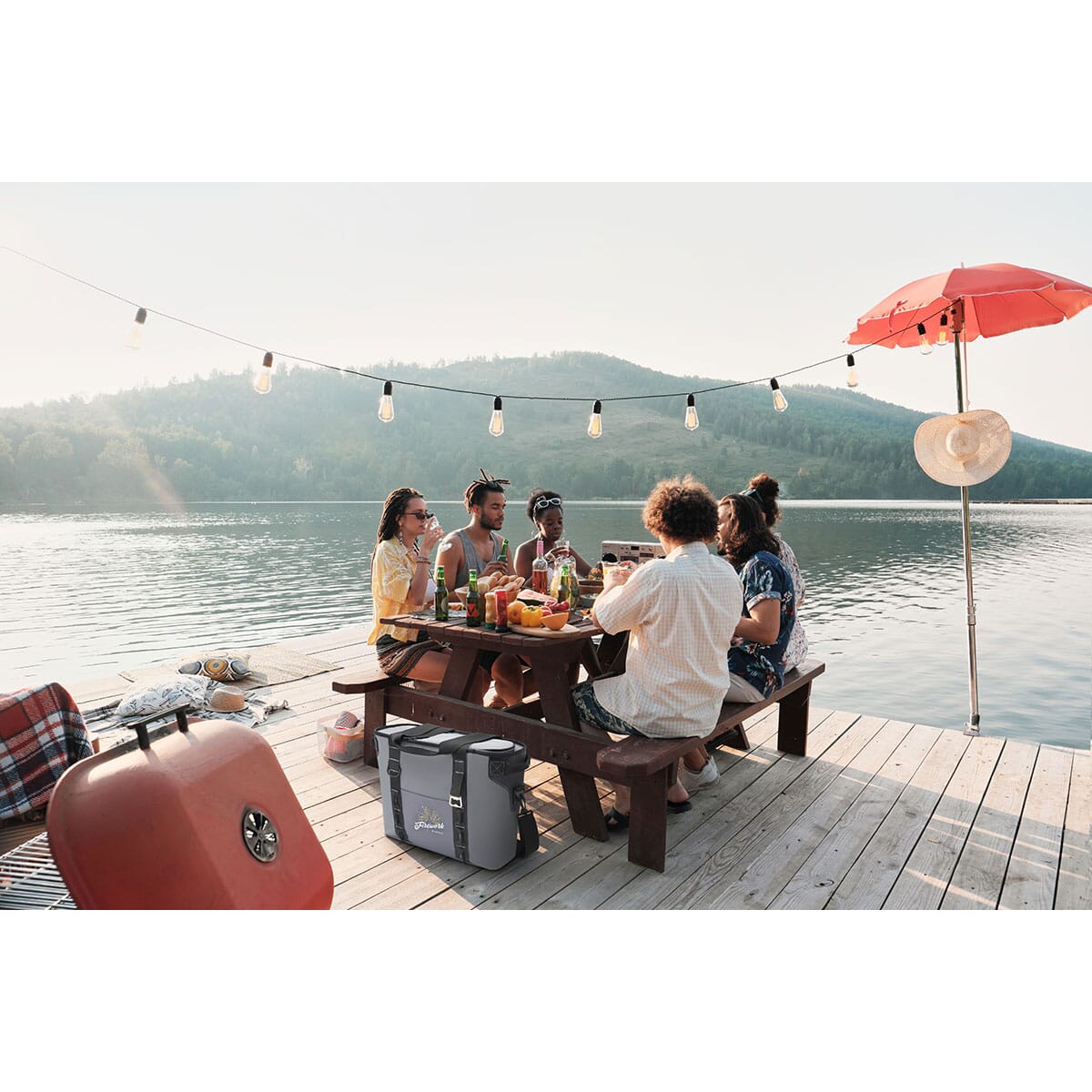 Urban Peak® Waterproof 24 Can Hinge Asher Cooler Promotional Giveaway