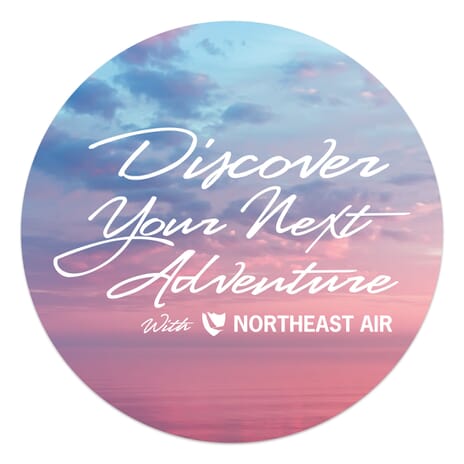 round sticker with removal adhesive backing