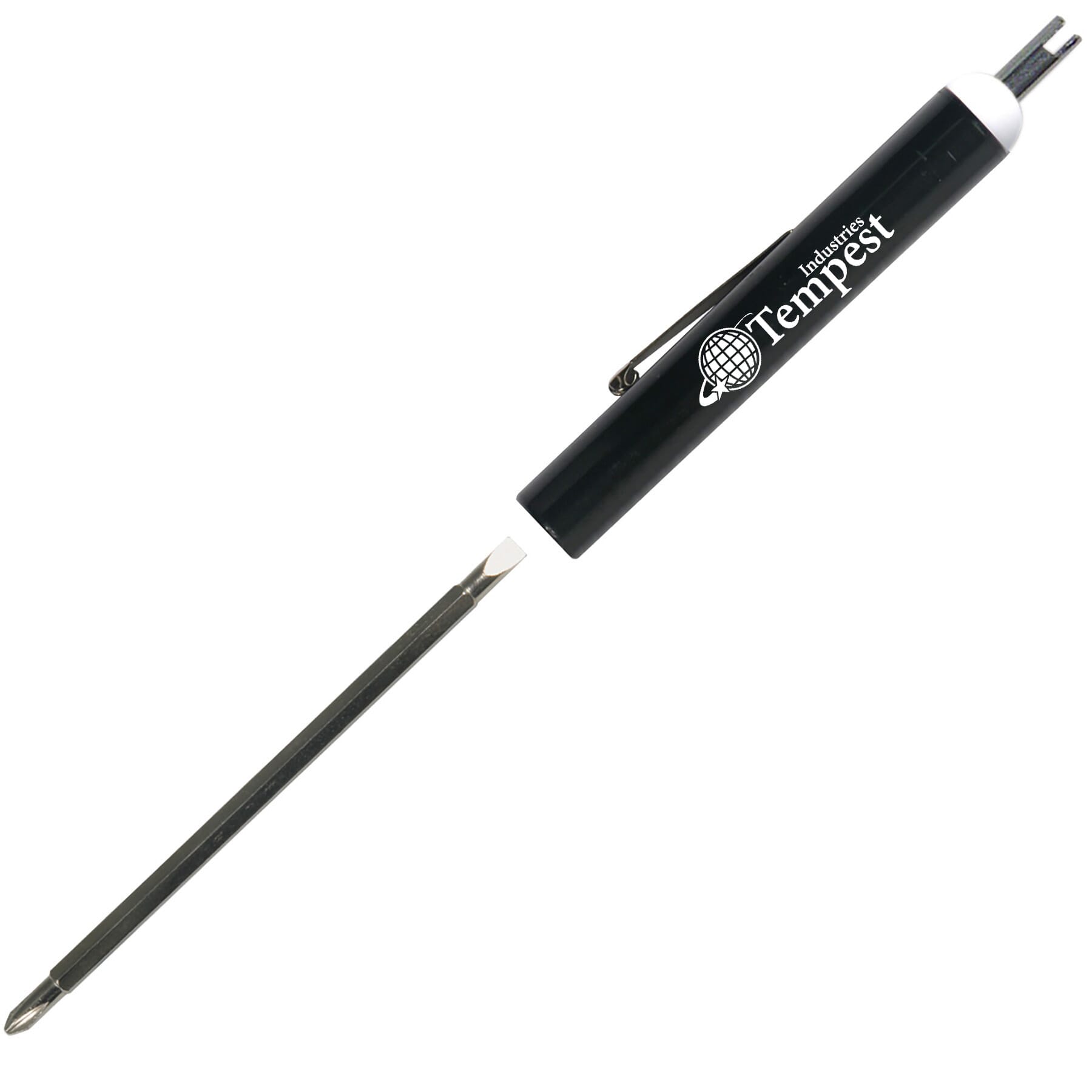 Pocket Screwdriver - Rev. 1/8" Flat Tip #0 PLP Blade/Valve Stem Top