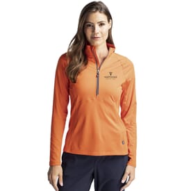 Women's Cutter &amp; Buck Adapt Eco Knit Stretch Recycled Half Zip Pullover