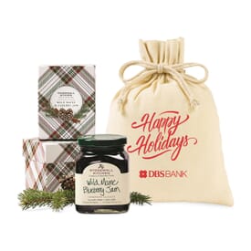 Stonewall Kitchen Plaid Tidings Wild Maine Blueberry Jam Gift