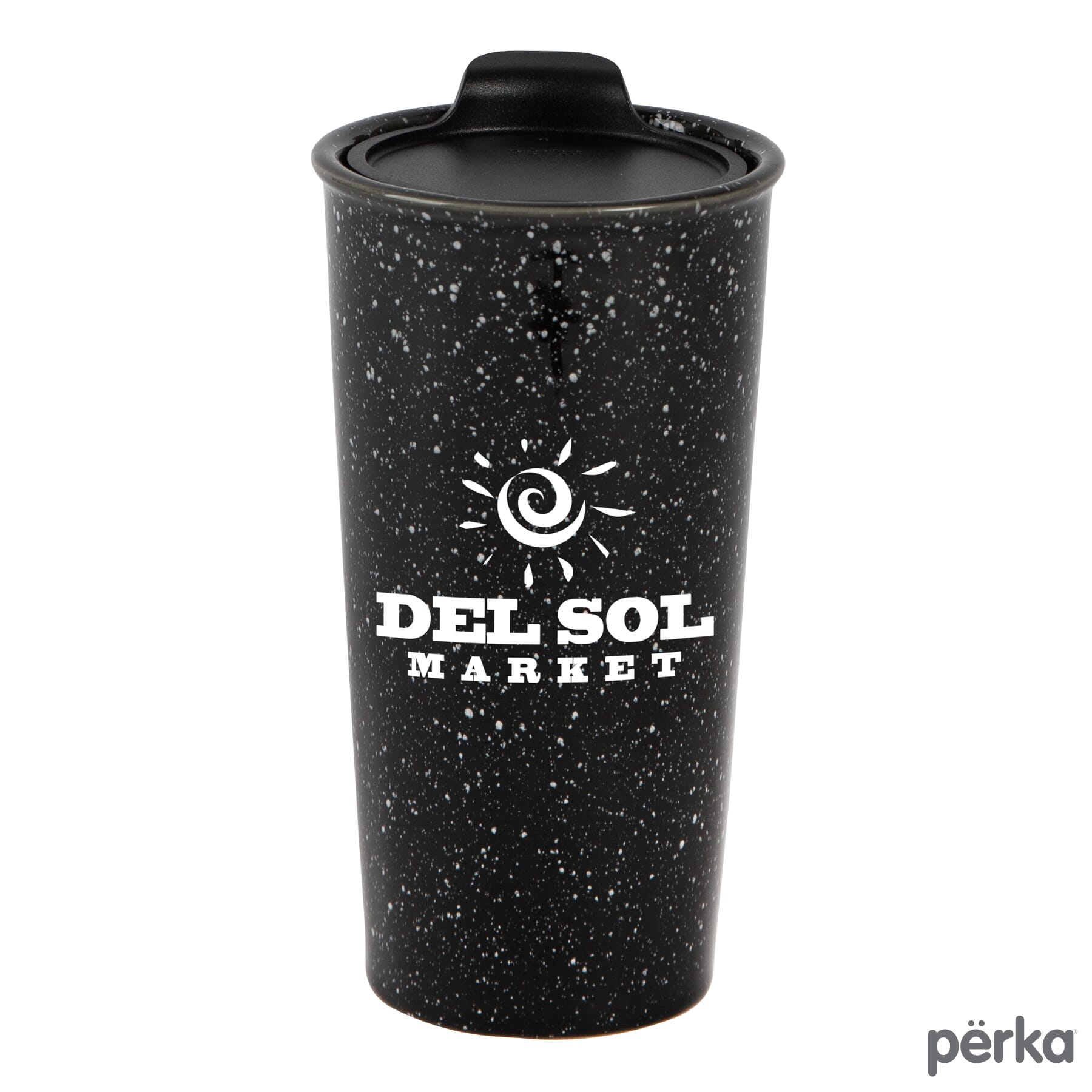 14 oz Perka® Salento Double Wall Ceramic Tumbler