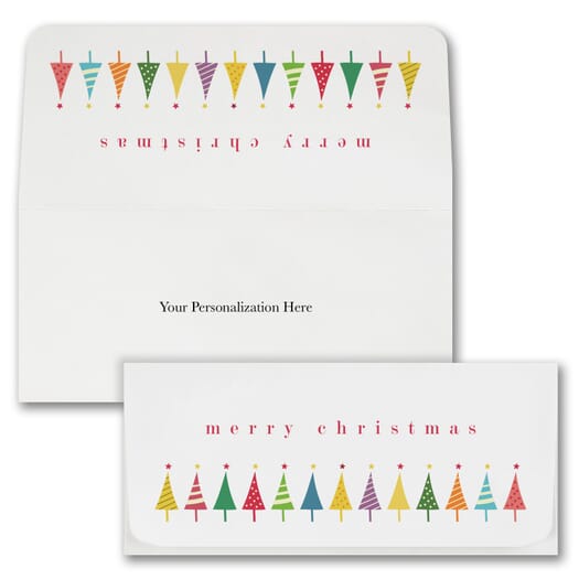 Currency Envelope - Holiday Trees