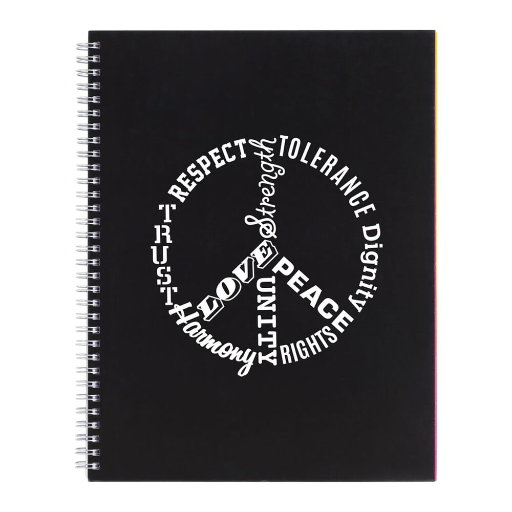 8.5" x 11" FSC® Mix Remark 5-subject Notebook