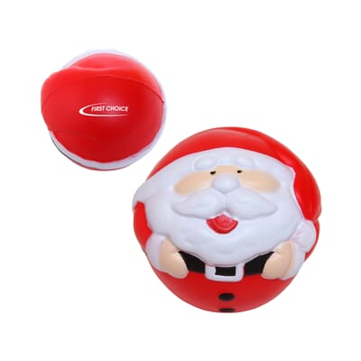 Santa Stress Ball - Custom Christmas Stress Balls Bulk | Crestline