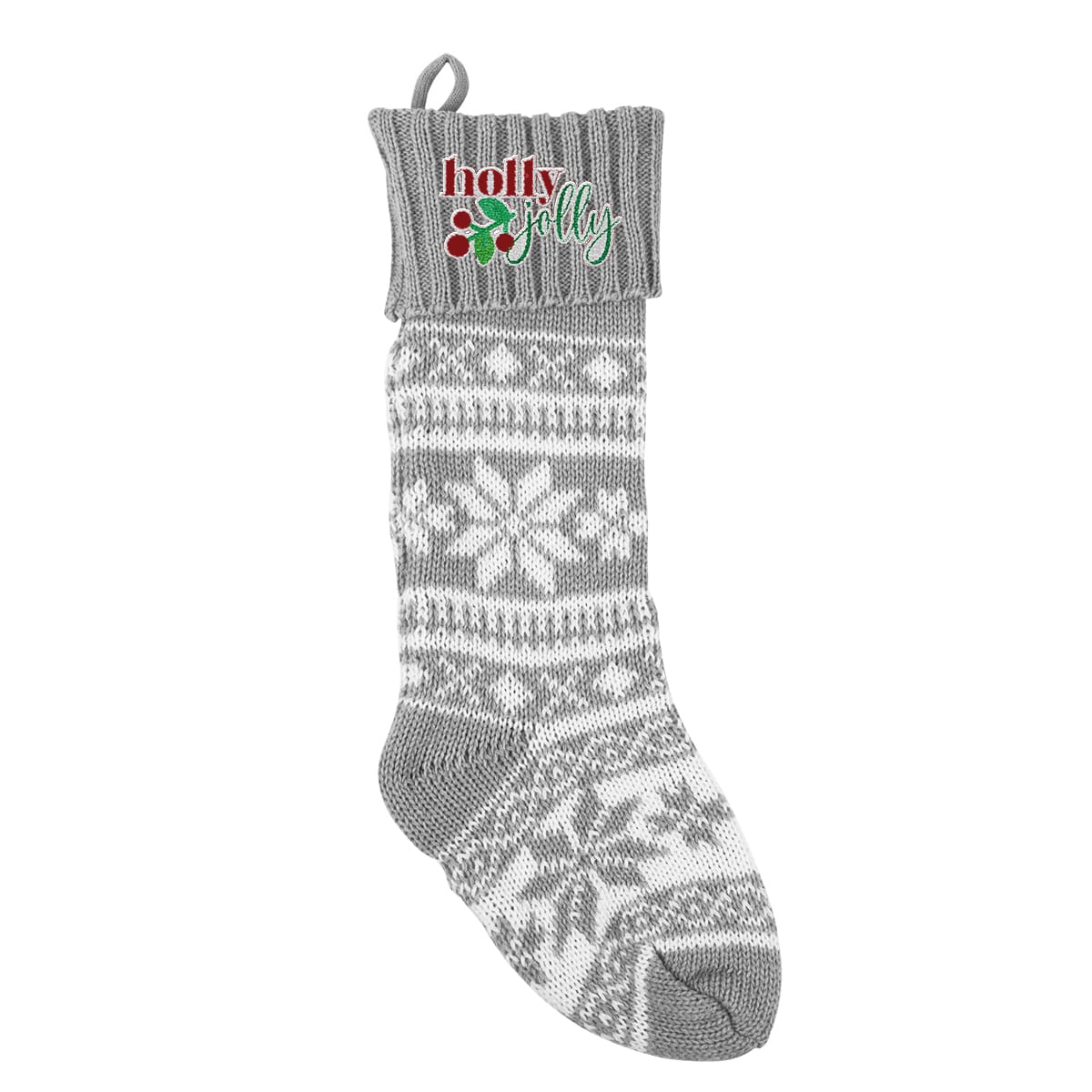 Knit Holiday Stocking