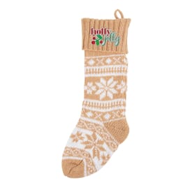 Knit Holiday Stocking