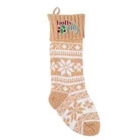 Knit Holiday Stocking