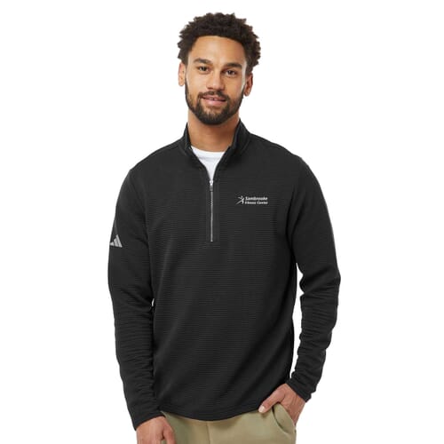 Men's Adidas® Spacer Quarter-Zip Pullover