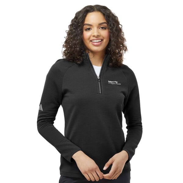 Women's Adidas® Spacer Quarter-Zip Pullover - Promotional