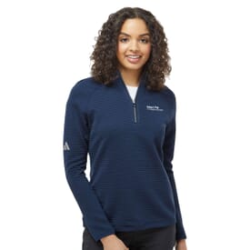 Women's Adidas® Spacer Quarter-Zip Pullover