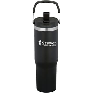 28 oz Urban Peak® Pinnacle Flip Straw Tumbler