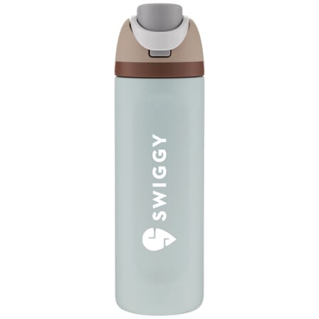 multi colored owala water bottle with logo
