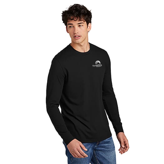 Men's District® Perfect Blend® CVC Long Sleeve Shirt