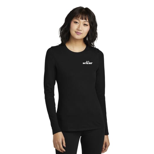 Women's District® Perfect Blend® CVC Long Sleeve Tee