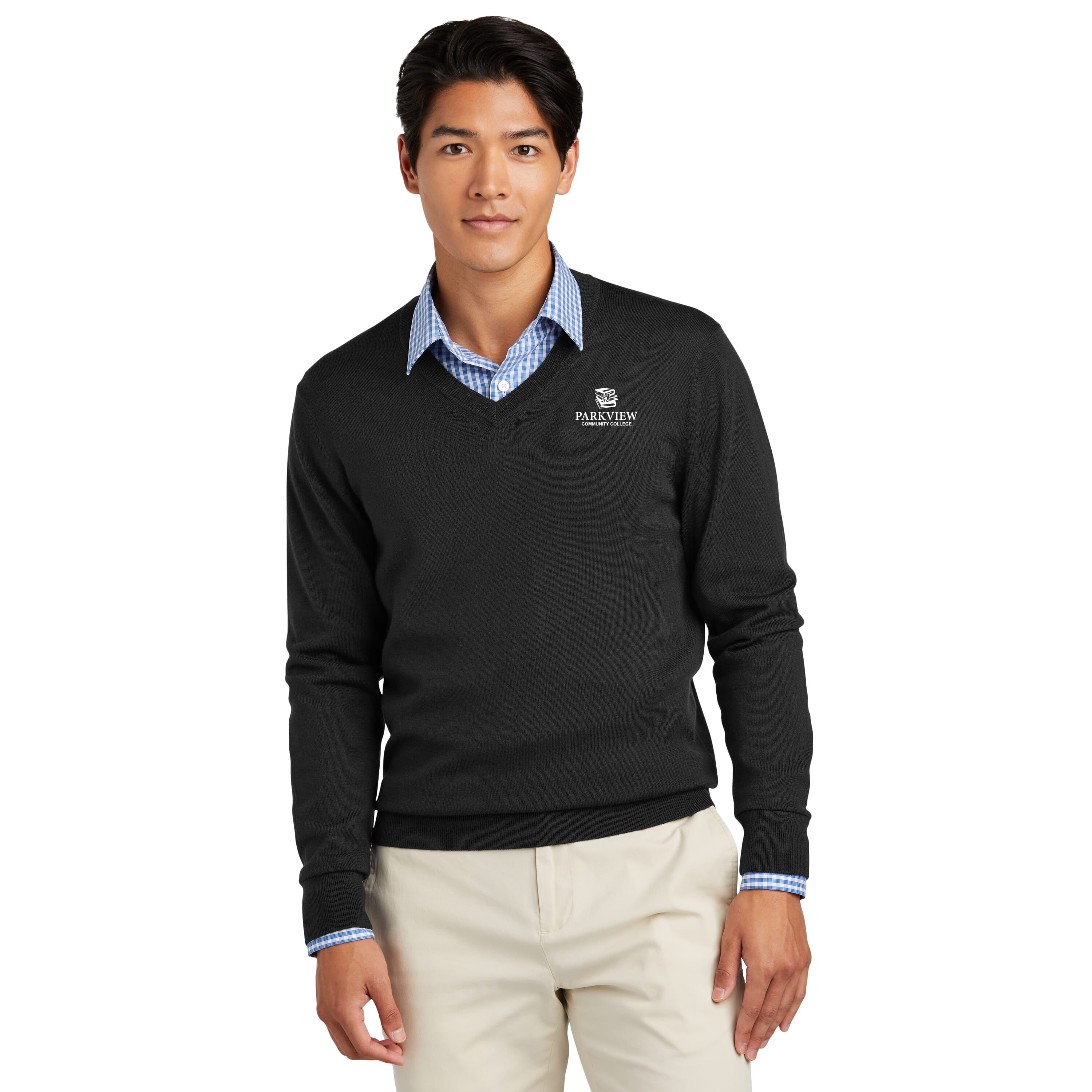 Men's Brooks Brothers® Washable Merino V-Neck Sweater