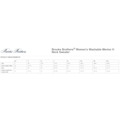Women's Brooks Brothers® Washable Merino V-Neck Sweater - Promotional ...