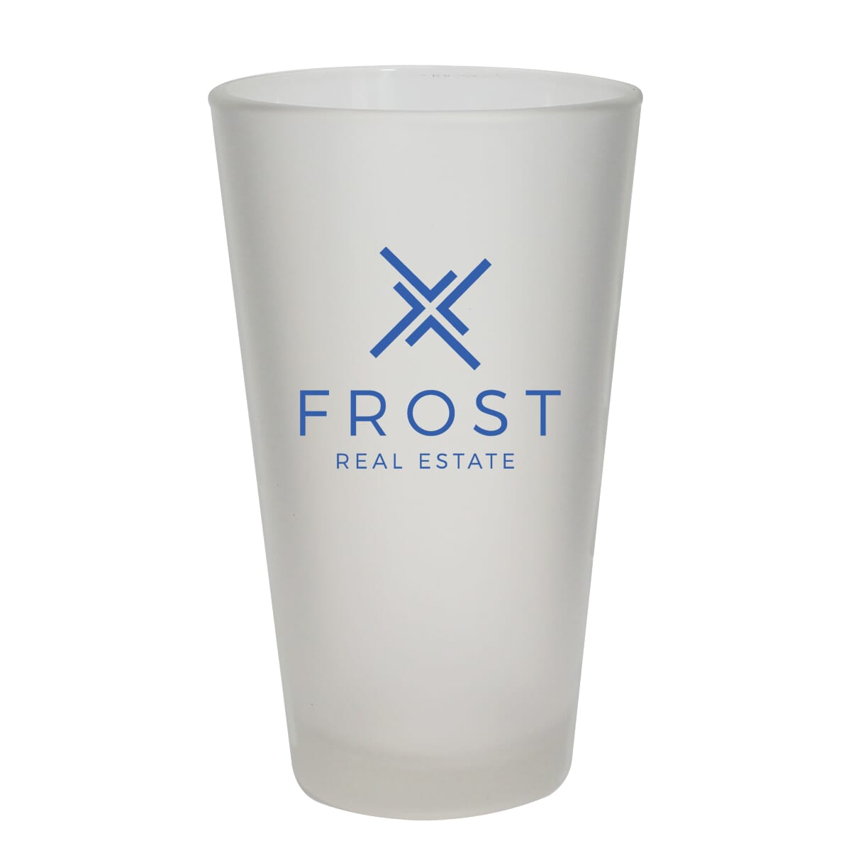 16 oz Frosted Pint Glass - USA