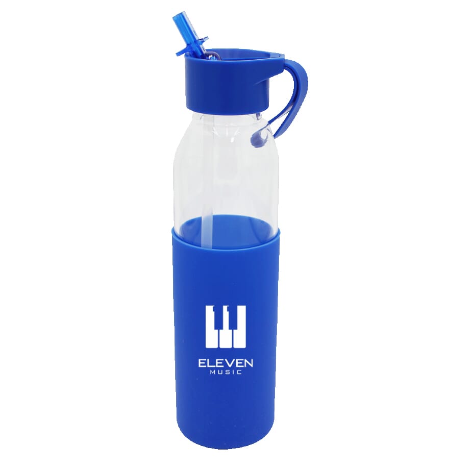 20 oz Borosilicate Bottle with Silicone Sleeve