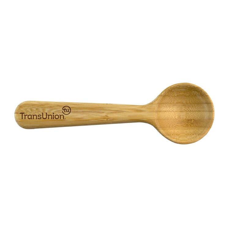 8.Bamboo Coffee Scoop with Built-In Bag Clip
