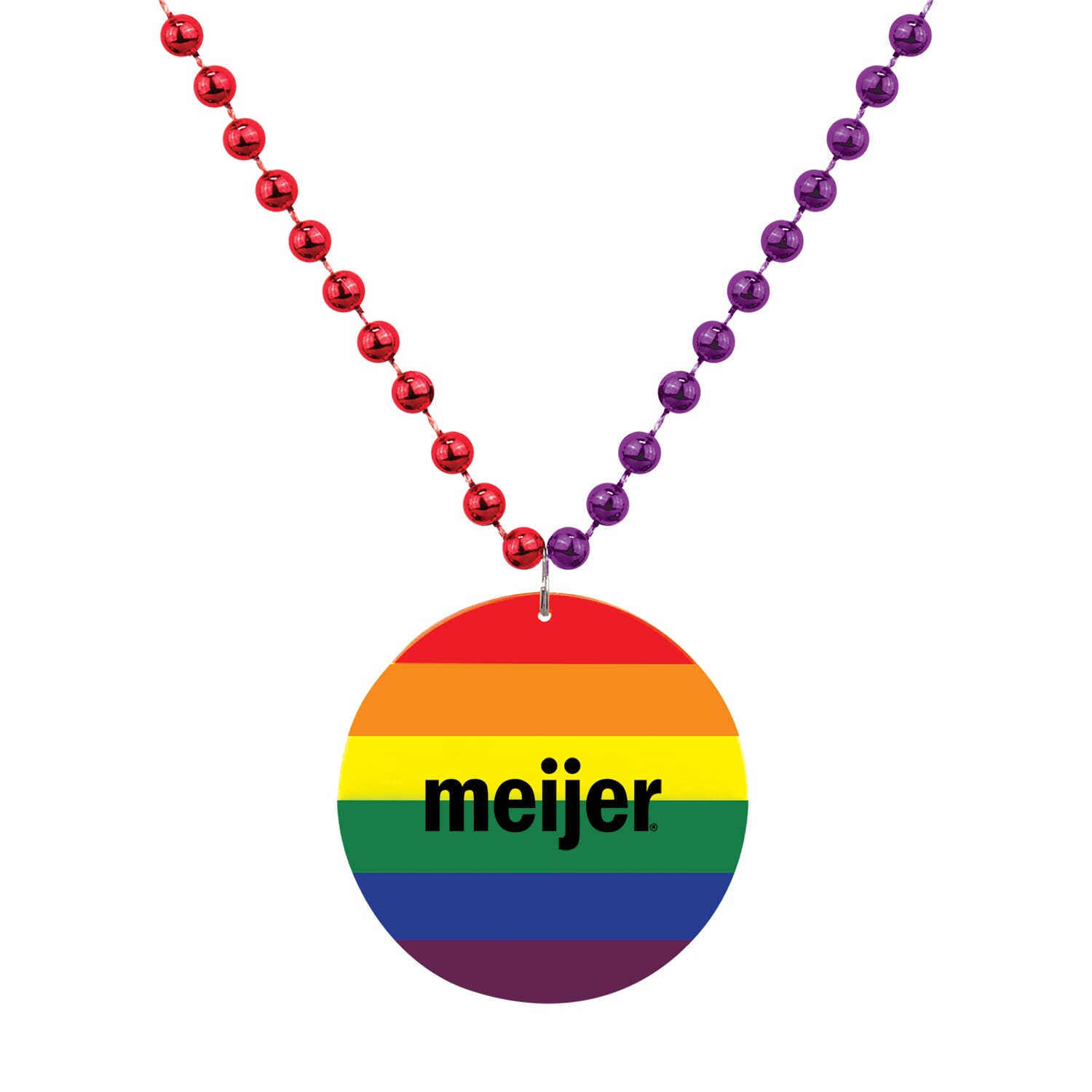 Pride Medallion Bead Necklace