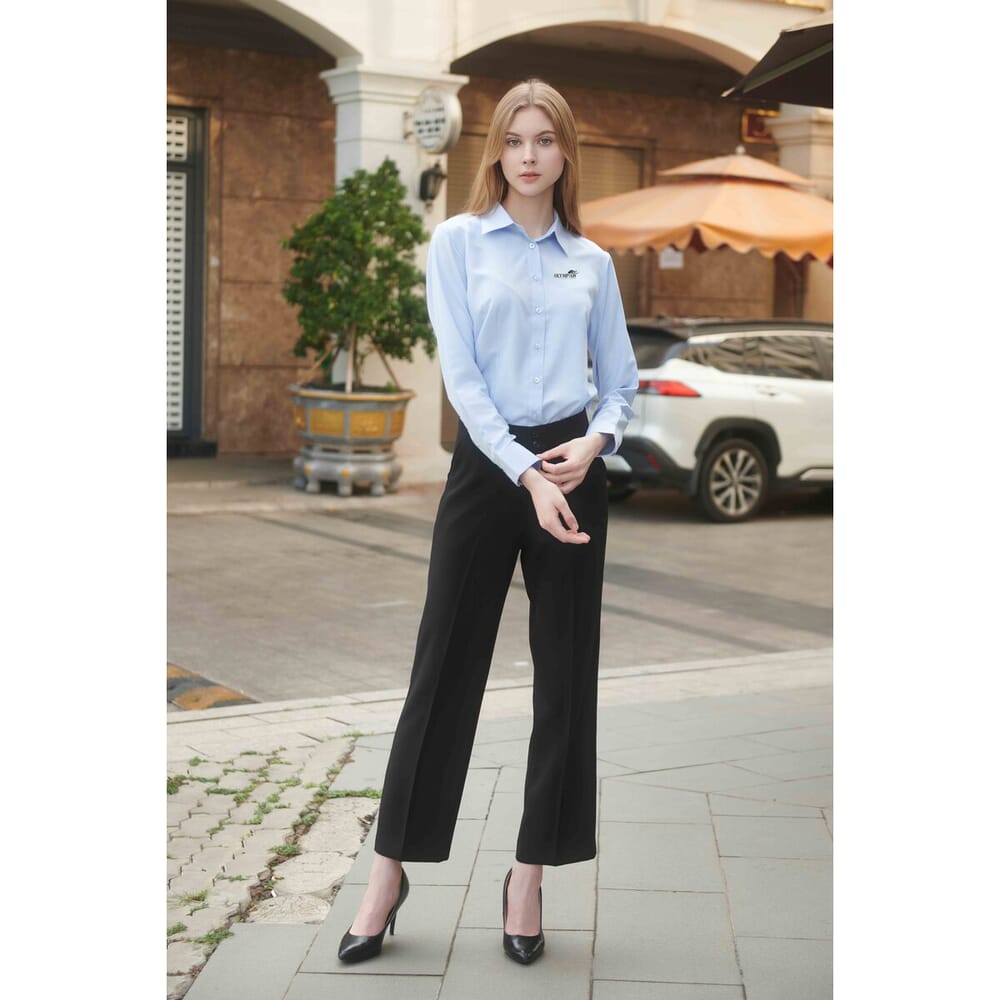 promotional dress shirts for women Dress Shirts with Company Logo Women's Embroidered Styles