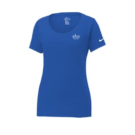 Ladies' Nike Ladies Dri-FIT Cotton/Poly Scoop Neck Tee