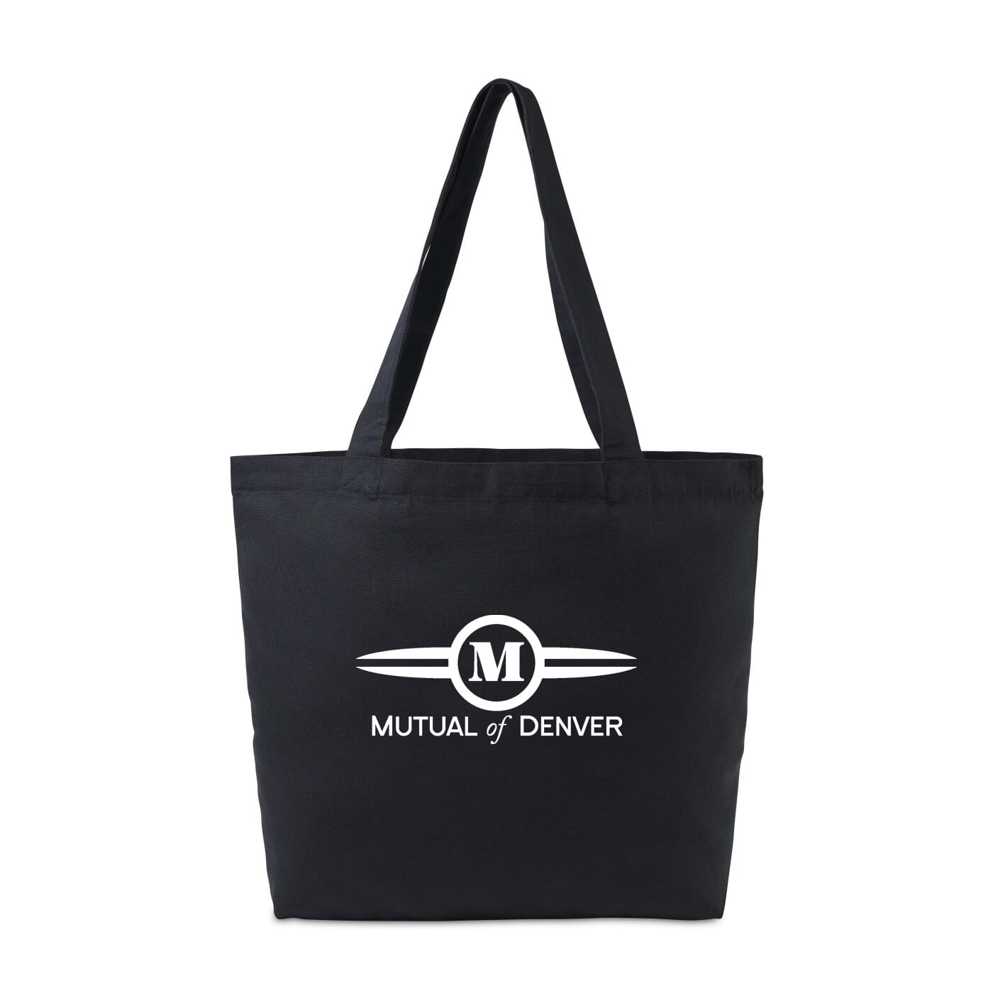 AWARE™ Recycled Cotton Shopper Tote Bag with Interior Zip Pocket