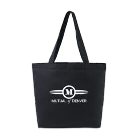 AWARE&#8482; Recycled Cotton Shopper Tote Bag with Interior Zip Pocket