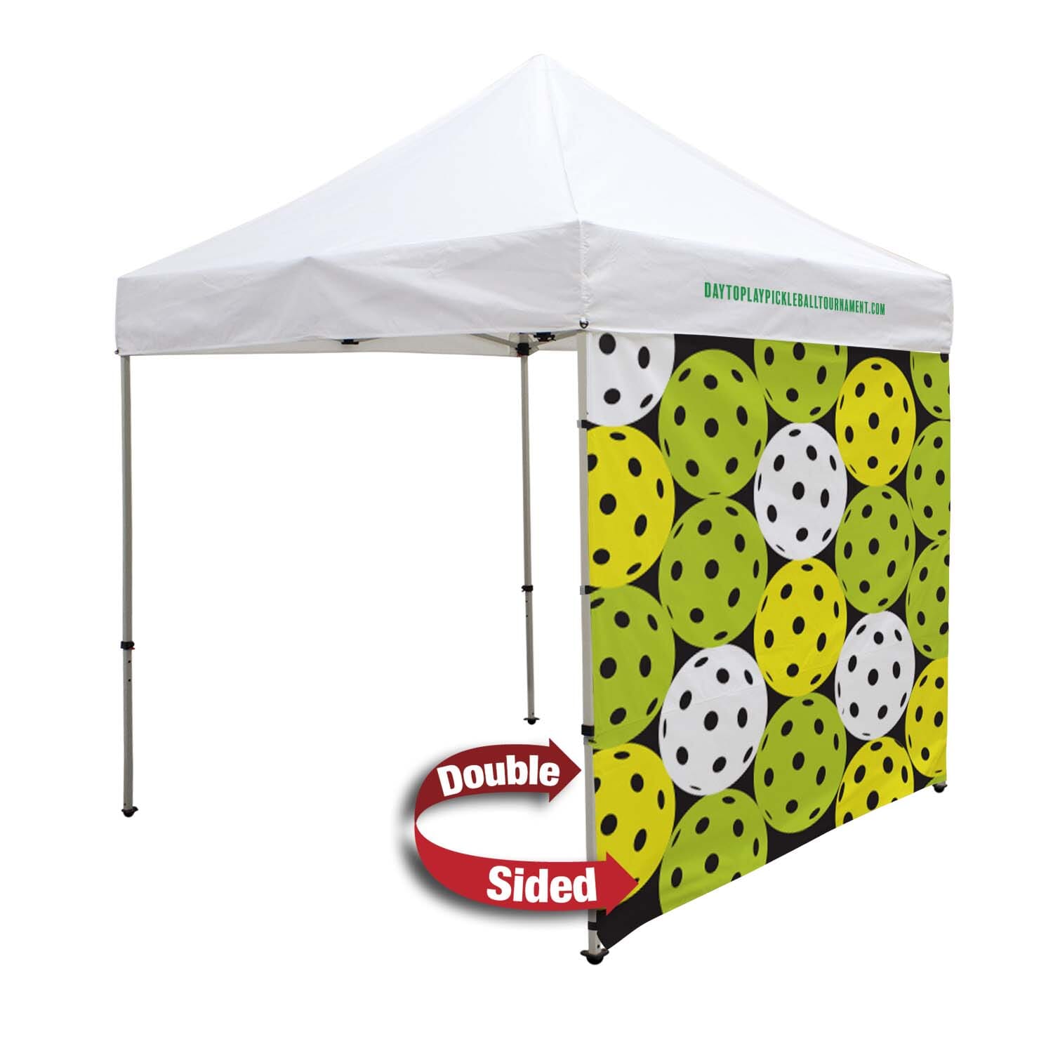 8' Tent Full Wall (Dye Sublimated, Double-Sided)