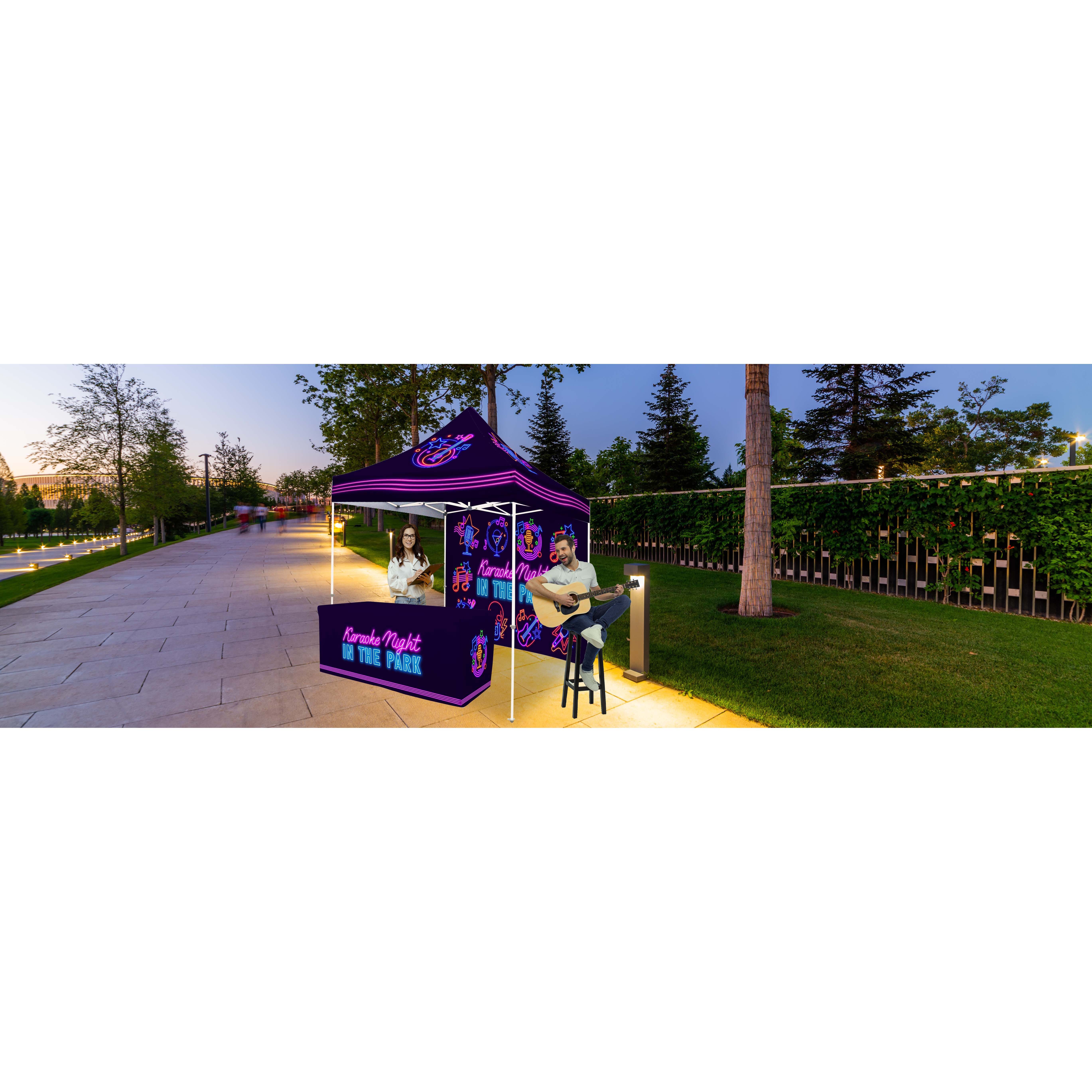 10' Tent Full Wall (Dye Sublimated, SingleSided) Promotional Crestline