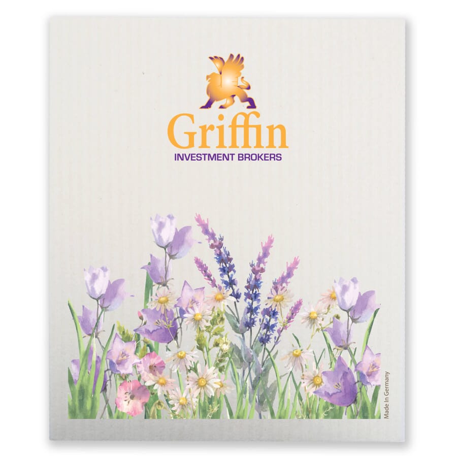 swedish dishcloth with custom design