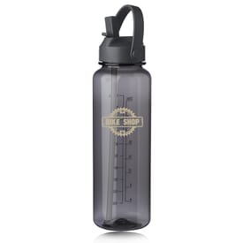 40 oz Stella Plastic Water Bottle with Measurements - Free Setup