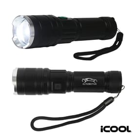 iCOOL® Telluride Rechargeable 480-Lumen Aluminum Tactical Flashlight