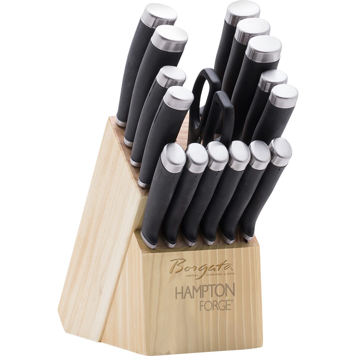 Hampton Forge® Epicure 17 Piece Cutlery Block Set