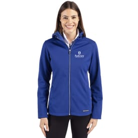 Women's Cutter &amp; Buck Evoke Eco Softshell Recycled Full Zip Jacket