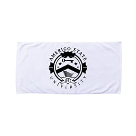 Coastal Beach Towel- White