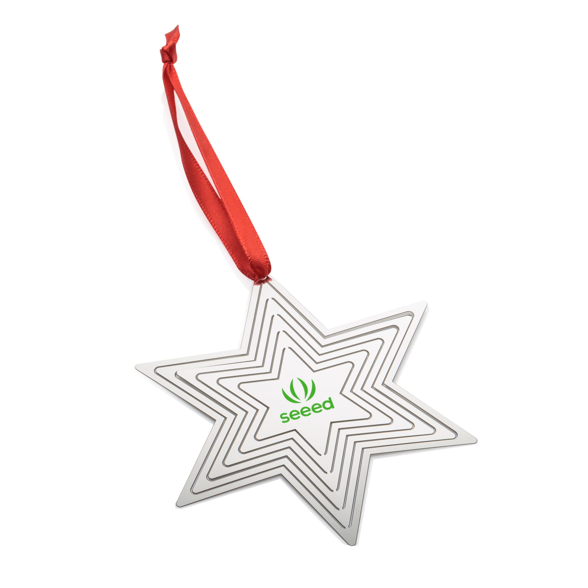 22. Glistening 3D Star Pop Out Ornament