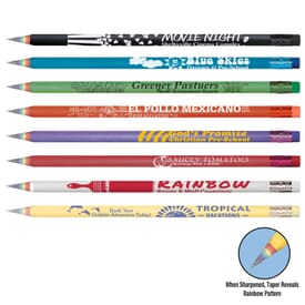 Arcus™ Rainbow Recycled Newspaper Pencil