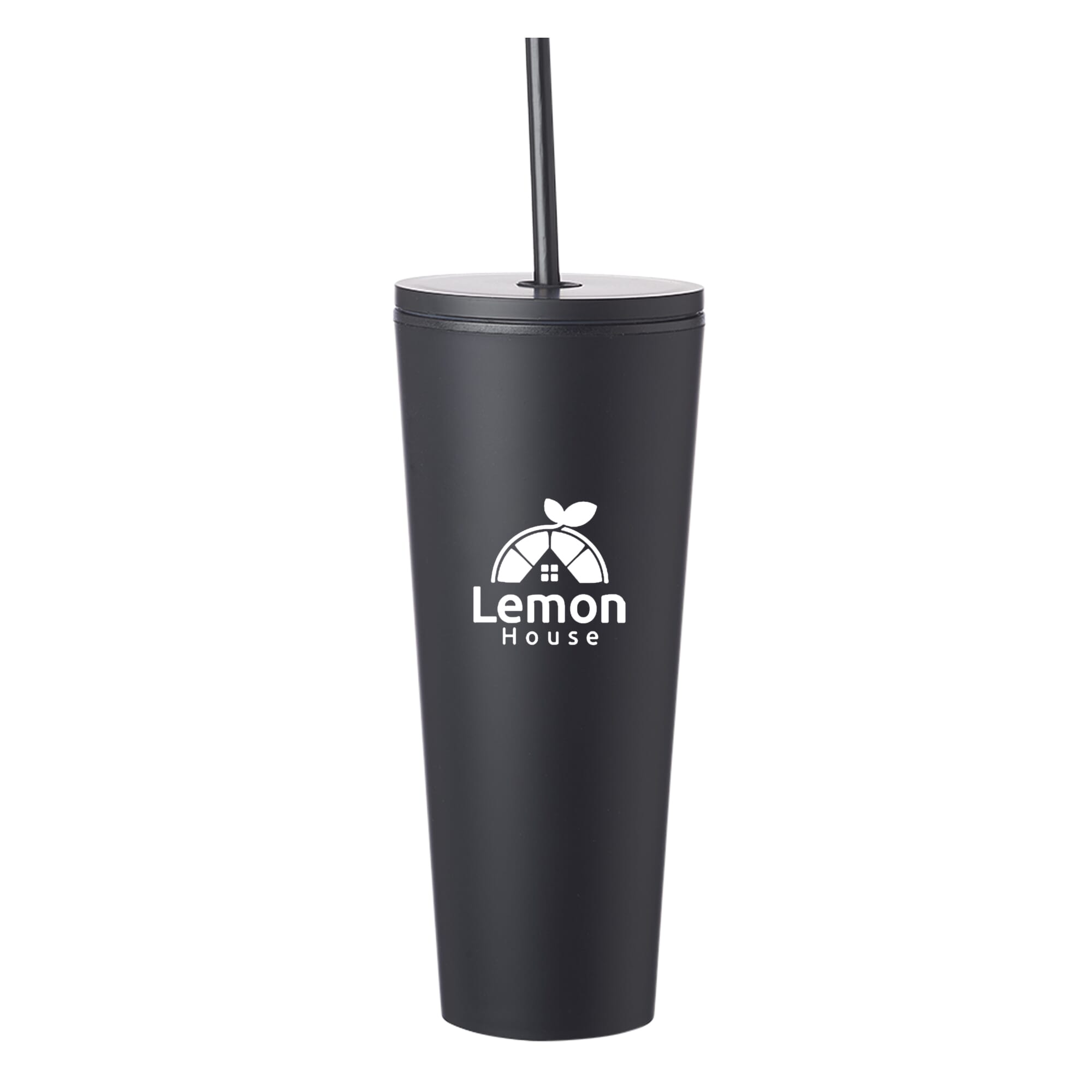 24 oz Kenai Plastic Tumbler with Straw