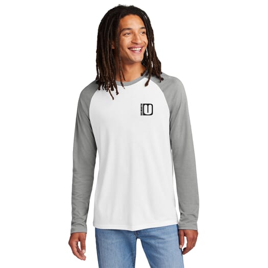 Unisex Allmade® Tri-Blend Long Sleeve Colorblock Raglan