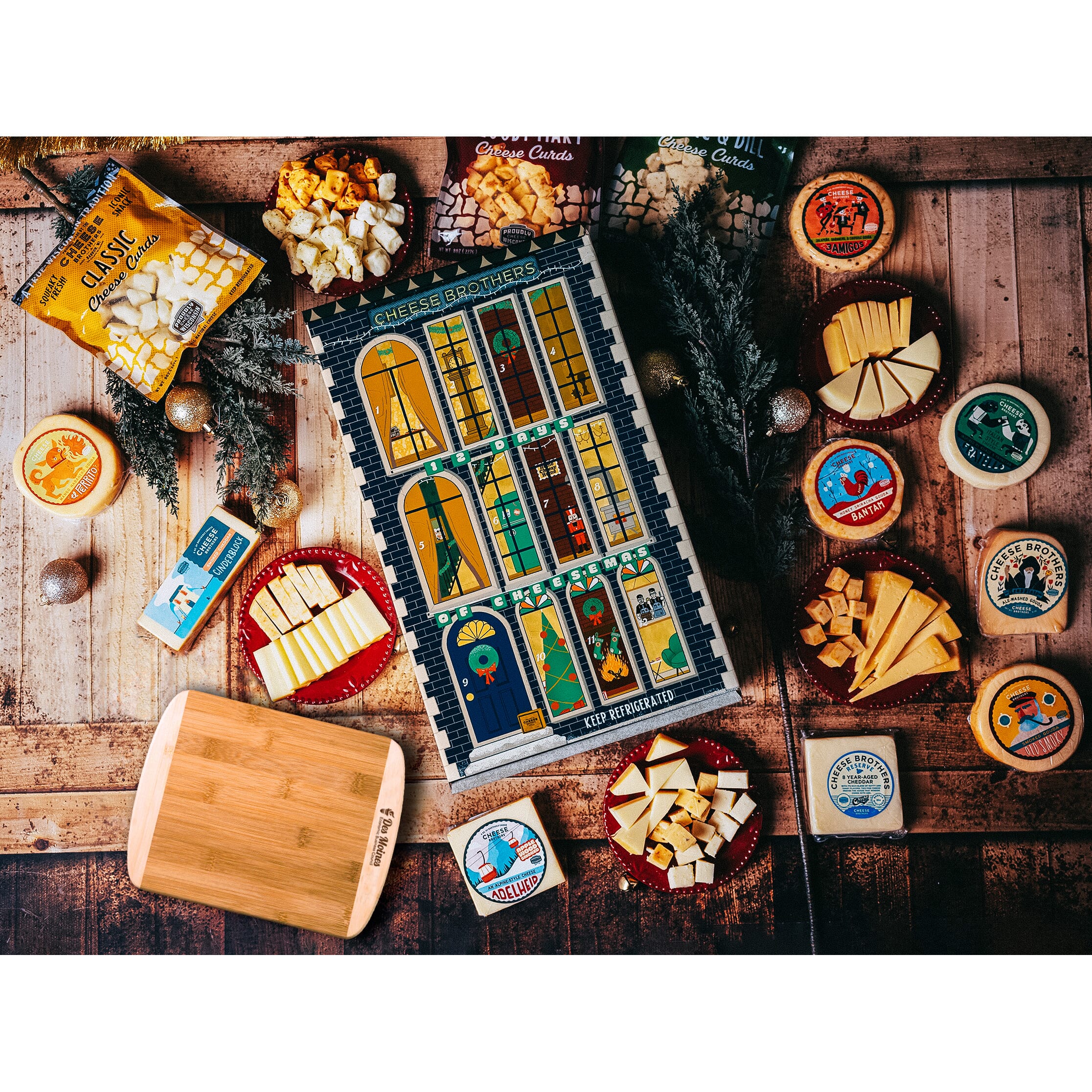 Cheese Brothers 12 Days of Cheesemas Advent Gift Box