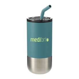 16 oz Lagom Insulated Stainless Steel Tumbler with Straw