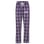 PURPLE WHITE PLAID