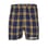 NAVY GOLD PLAID